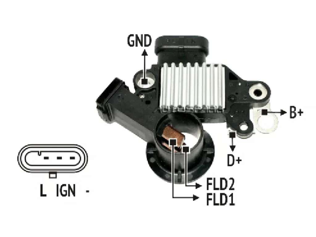 REGULADOR ALTERNADOR DELCO GM NUEVOS 12V