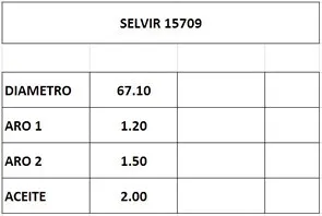 AROS  67.1mm VW GOL 1.0 97  STD CTI