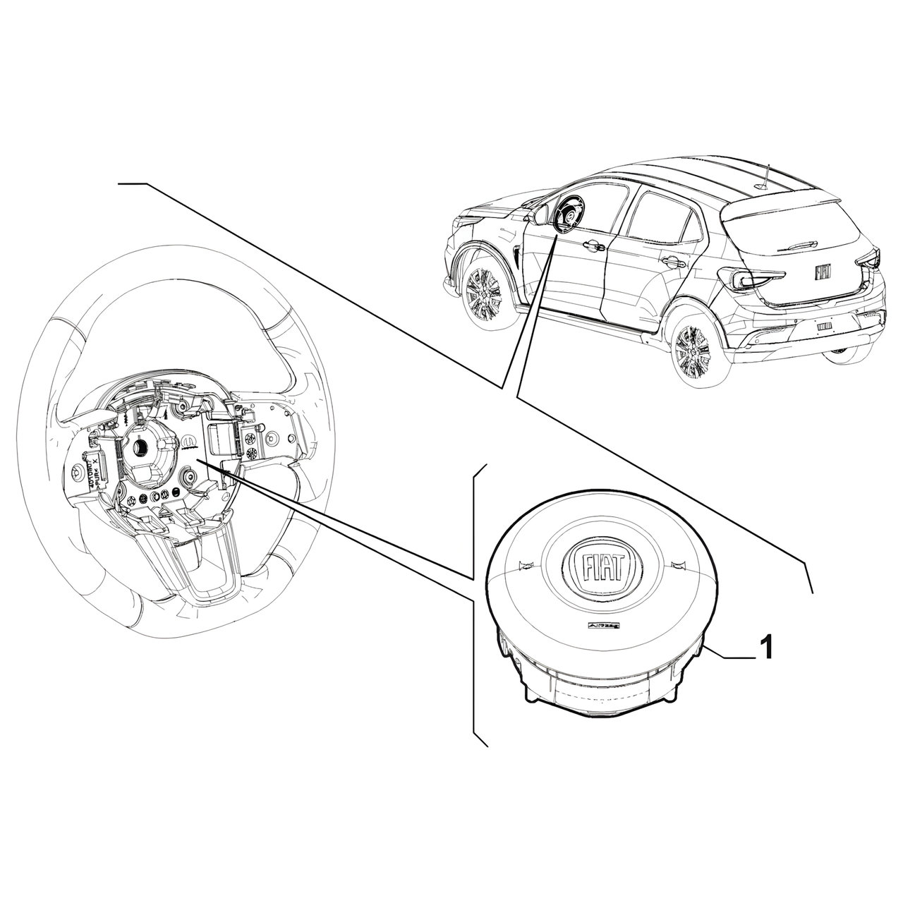 AIRBAG CONDUCTOR -ORIGINAL