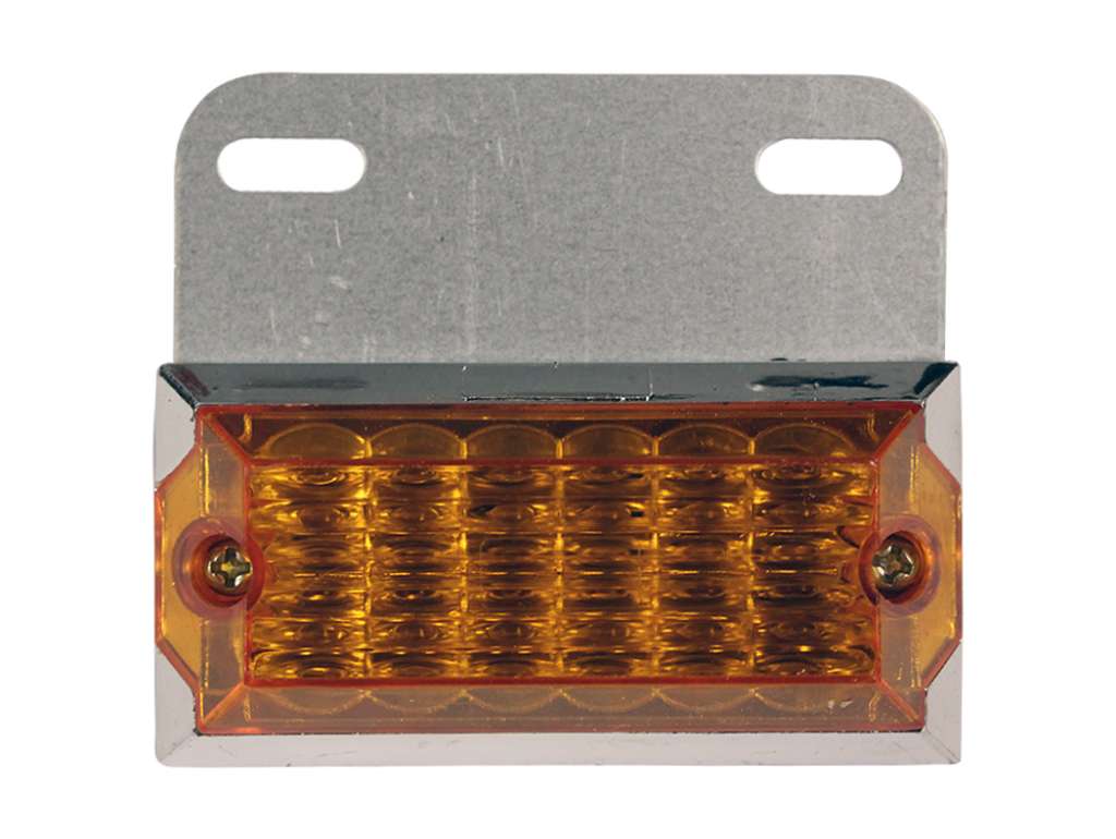 FARO LATERAL UNIV. 12V 12 LED AMB C/SO