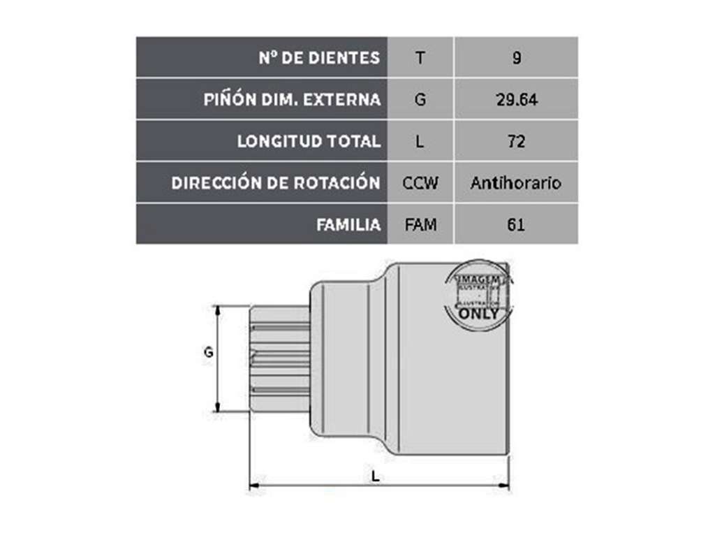 BENDIX AUTOLITE JEEP WILLYS 52/62 9D