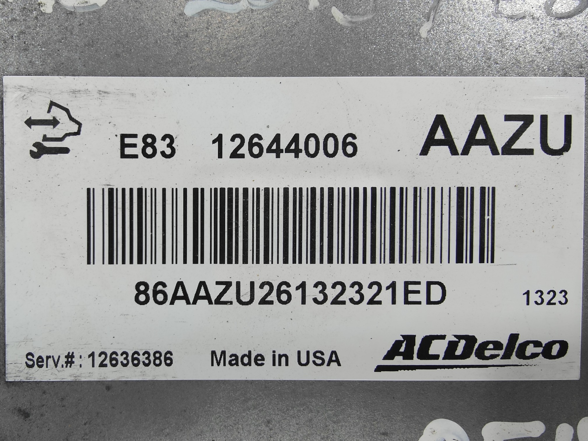 ECU de motor Chevrolet Agile LS 1.4 2013, Ref: 10864-K3B2