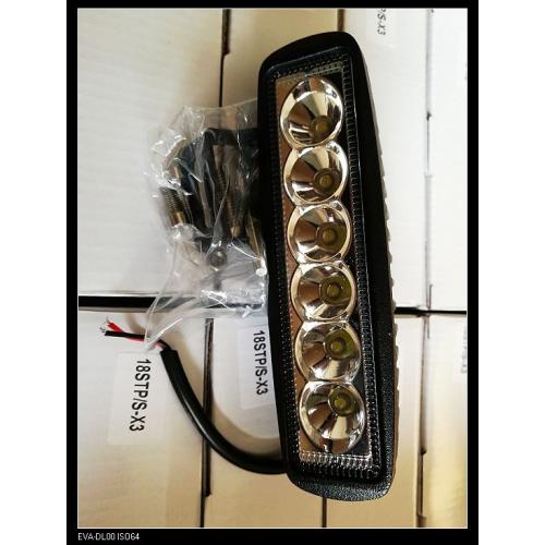 FARO CAMINERO RECTANGULAR 6 LED 6X3W LED 10-30V SPOT 50MM