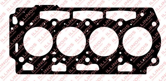 JUNTA DE TAPA CILINDROS CITROEN/PEUGEOT DV4TD 1.35mm METALGRAF [ILLINOIS]