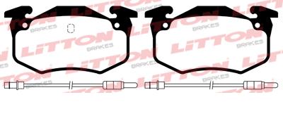 PASTILLAS FRENO DELANTERAS CITROEN BX ARGENTINAS [LITTON]