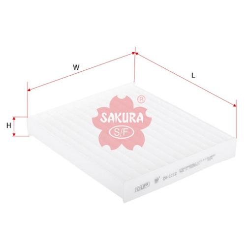 FILTRO HABITACULO VOLEEX C30 YARIS HILUX 2007 MANN O SAKURA CA1112 KA1112S 215X191X28.50MM