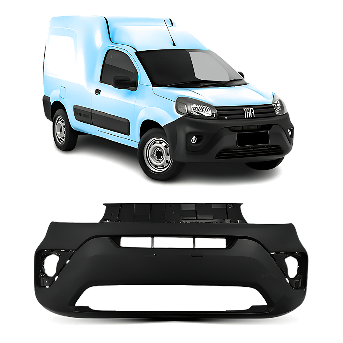 Paragolpe Delantero Fiat Fiorino 2022/