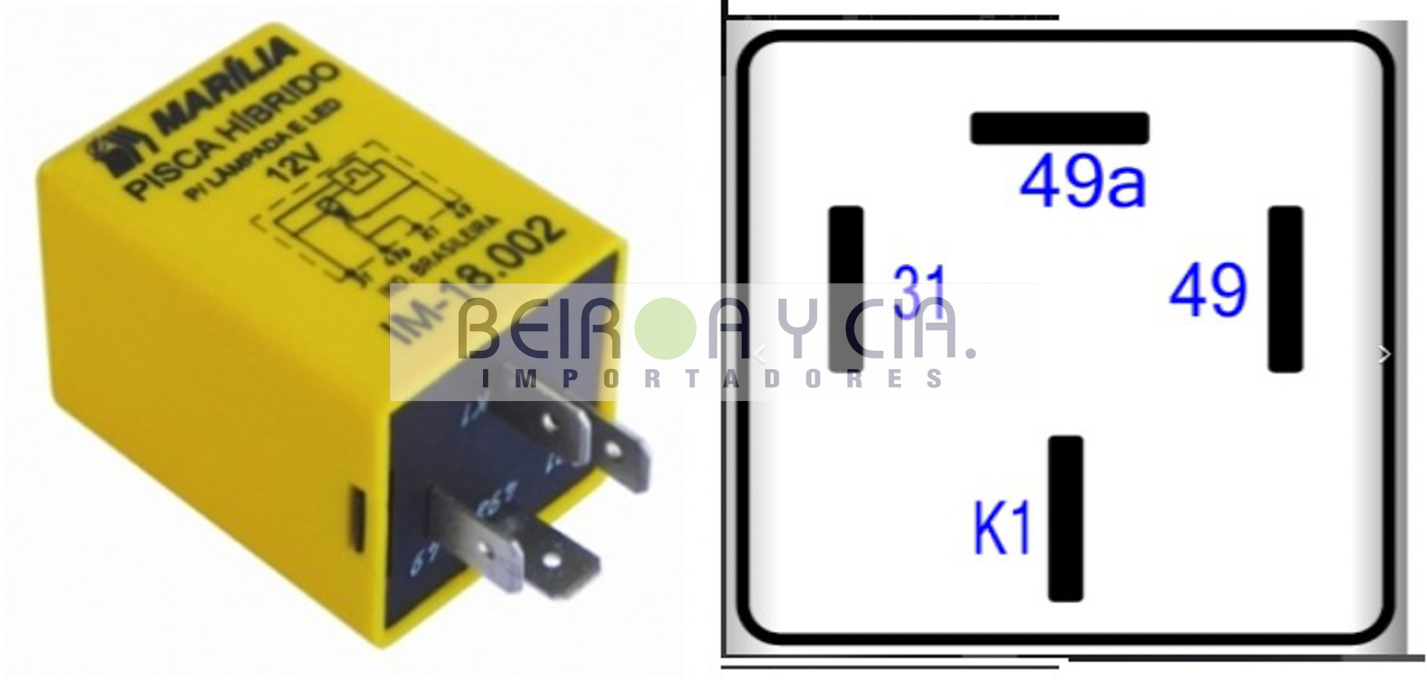 DESTELLADOR MARILIA IM-18002 HIBRIDO 12V 4T 180W