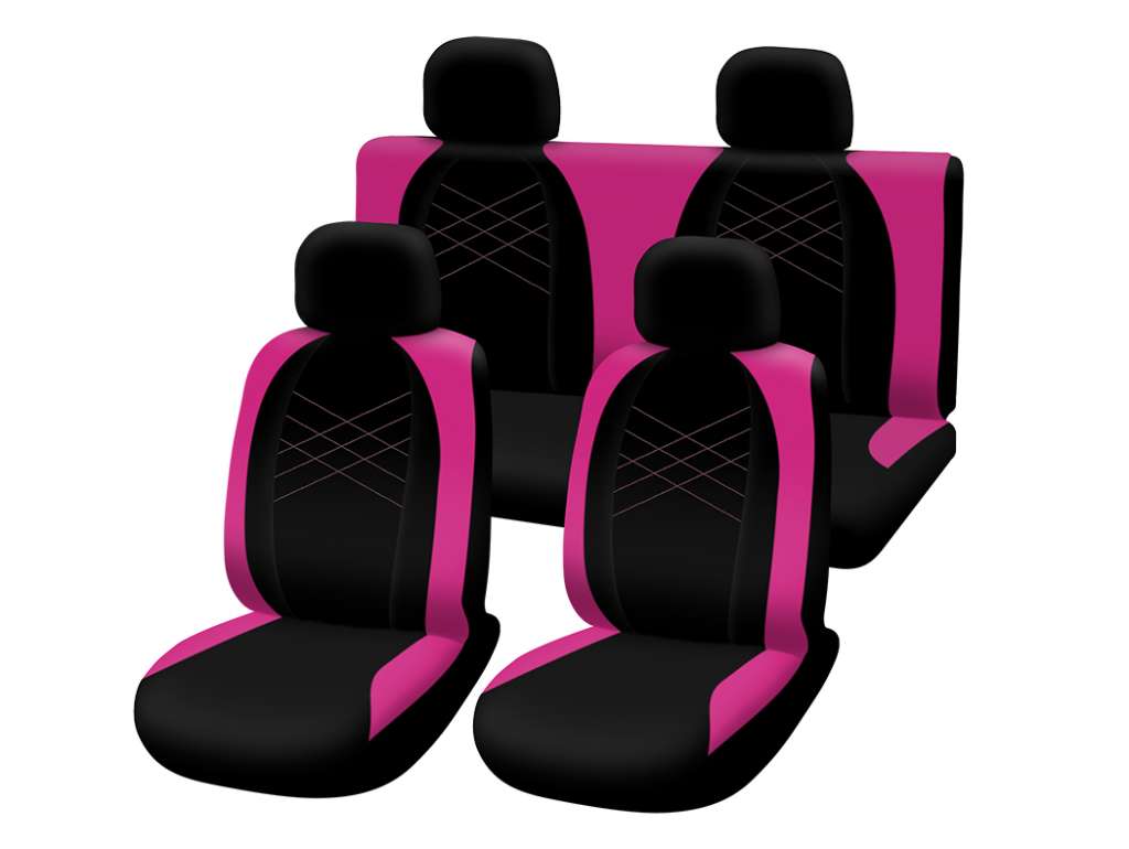 Juego de fundas de asiento universal de poliéster