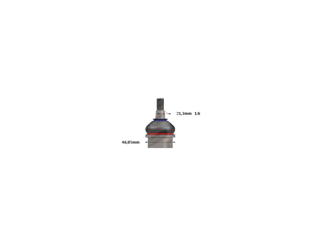 ROTULA SUSPENSION GM S10 17/23 SUPERIOR D/I