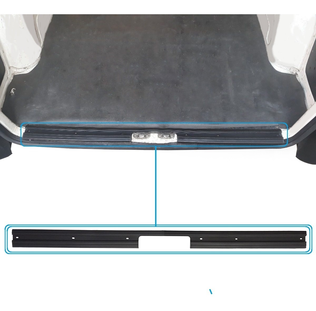 Moldura Pisadera Trasera Fiat Fiorino Furgon