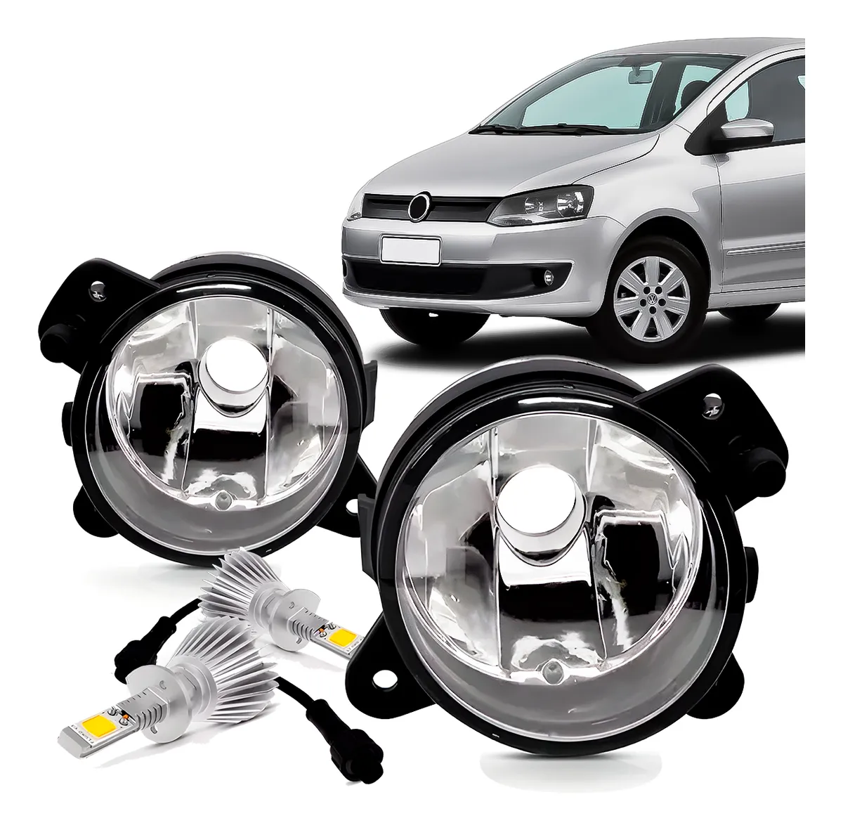 Par Faros aux Gol G5 09 10 A 12 13 Bombillas Super Led