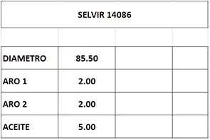 AROS  85.5mm VW FUSCA 1600  STD