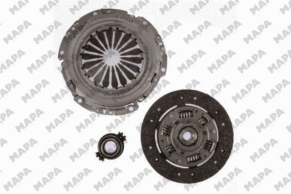 EMBRAGUE 200mm PEUGEOT CITROEN B9 307 C3 MAPA TU5JP4 RULEMAN VIEJO [MAPA]