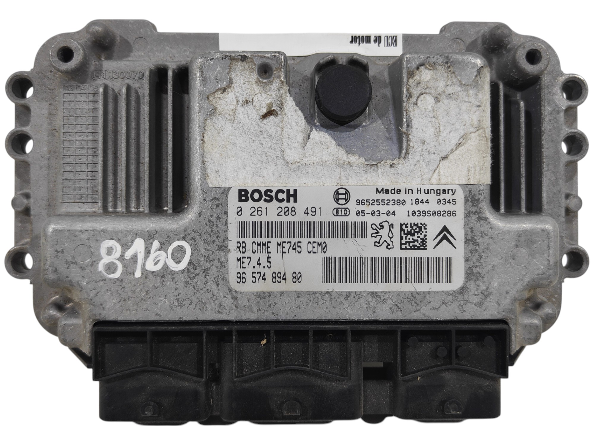 ECU de motor Citroen C4 1.6 16V , Ref: 10832-K3A5