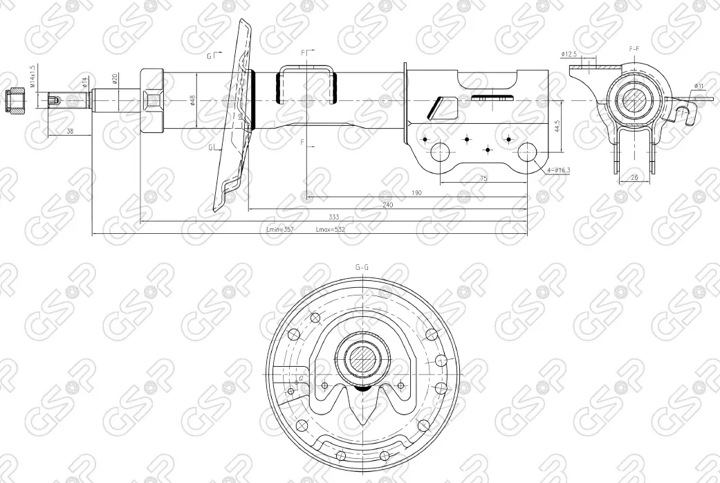 Palier delantero derecho Nissan Kicks