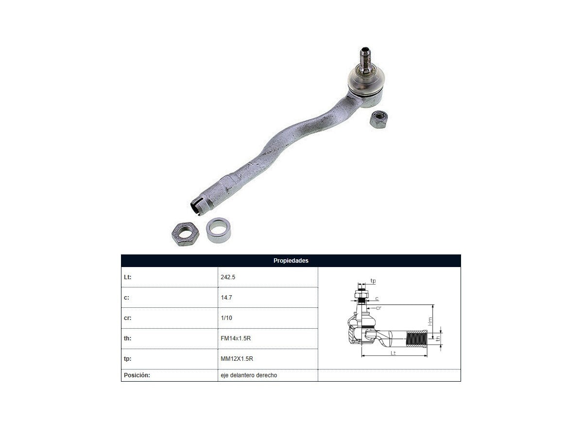 Puntero BMW 330 Ci (E46)/328I (E46)/330Xd (E46)/320I (E46)/320D (E46)/323I (E46)/318I (E46) 96-09 Der
