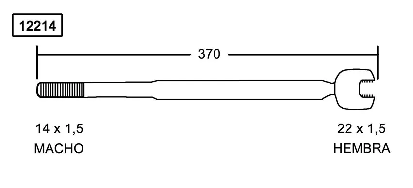 RACK END SEAT-VW 91 DIR-MECANICA