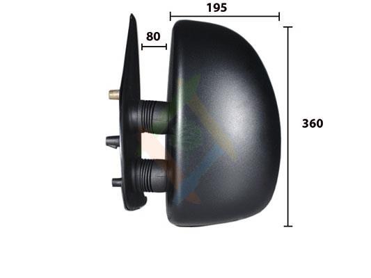 Espejo retrovisor exterior manual