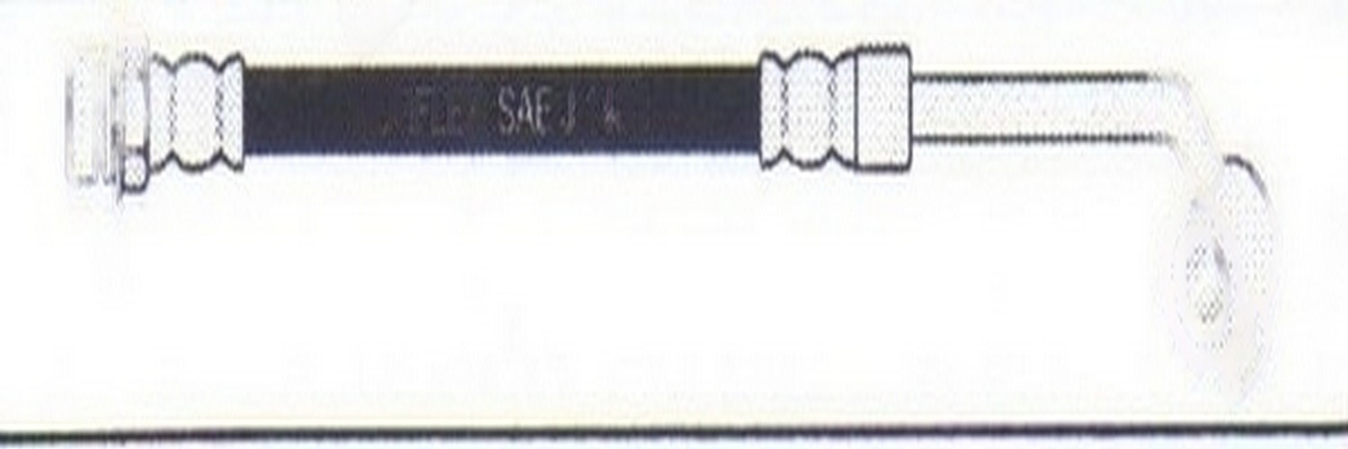 Manguera de freno flexible delantera izquierda