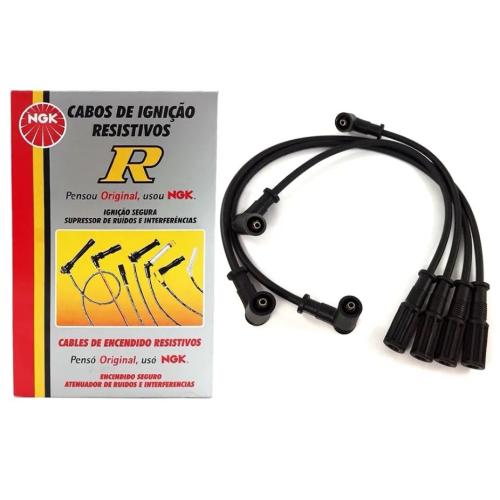 JGO. CABLES BUJIA FIAT PALIO SIENA UNO 1.4 MOTOR FIRE TAXI NGK