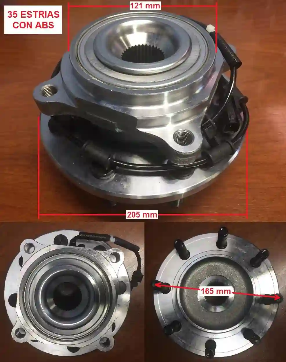 MAZA RUEDA DEL C/RULEMAN C/ABS DODGE RAM 2500 10