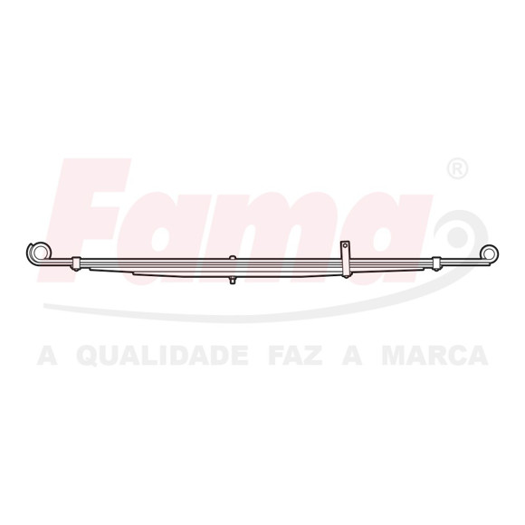 ELASTICO TRASERO MITSUBISHI L200 1990