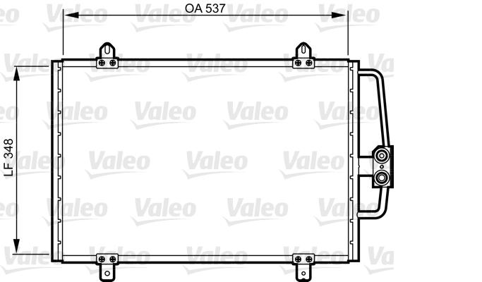 CONDENSADOR AIRE ACONDICIONADO RENAULT MEGANE 96>00 VALEO [VALEO]