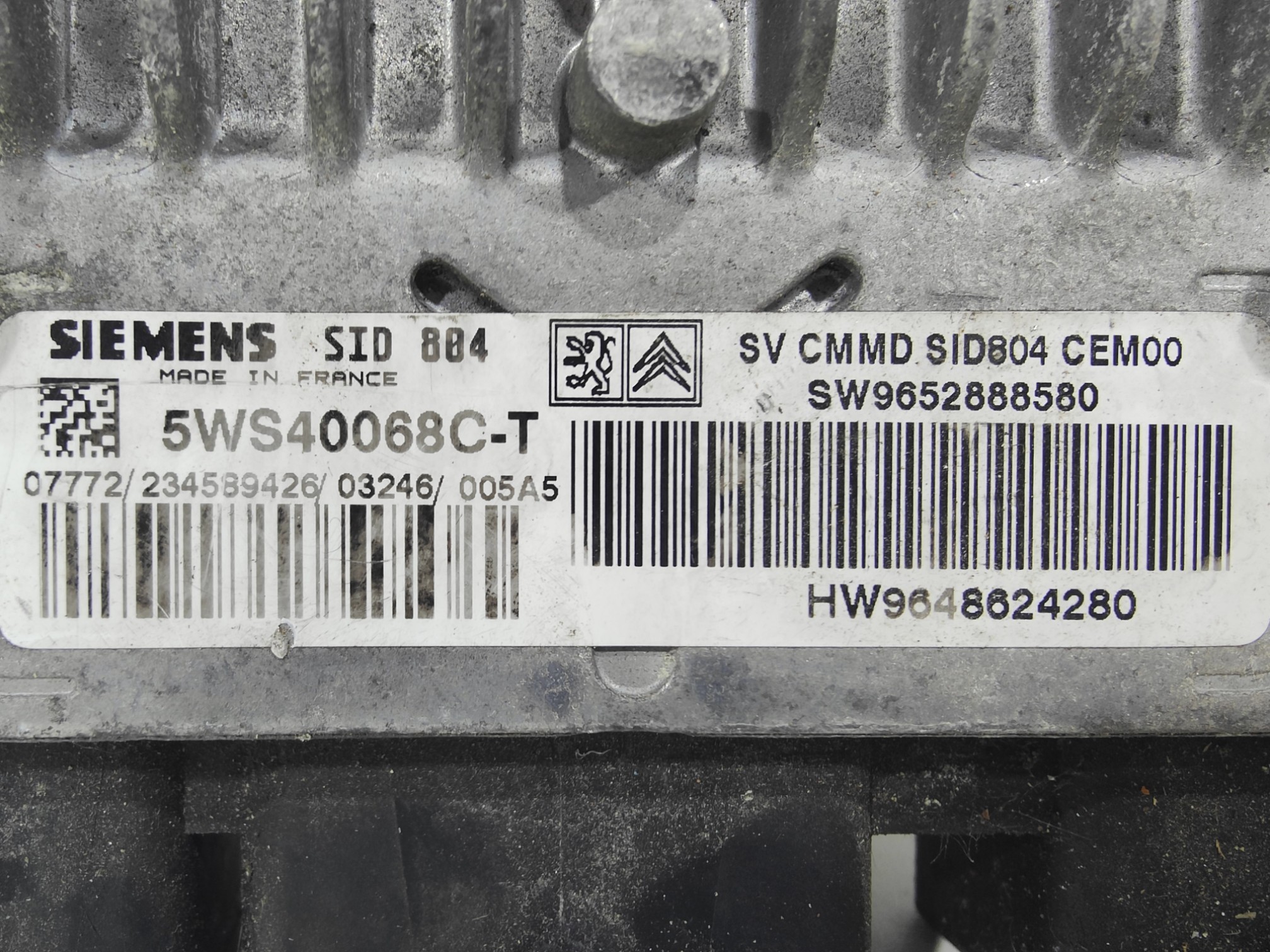 ECU de motor Citroen C3 1.4 HDI , Ref: 10880-K3B5
