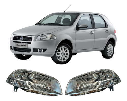 Kit Semiopticas Delanteras Fiat Palio F Iv 2008 / 2010