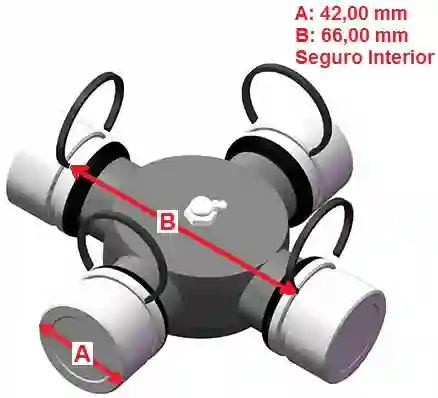 CRUCETA 42.00mm MB 5-12022X