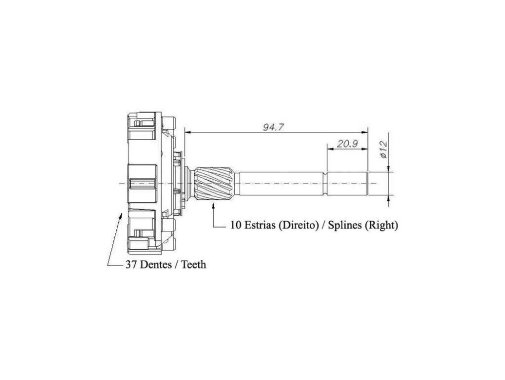 REDUCTOR ARRANQUE BOSCH TO HILUX D4D/SW4