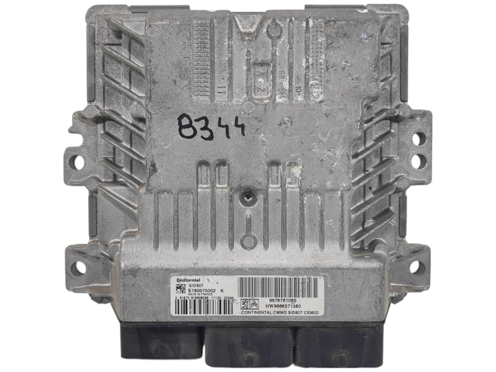 ECU de motor Peugeot 3008 1.6 HDI , Ref: 8344-K3B8