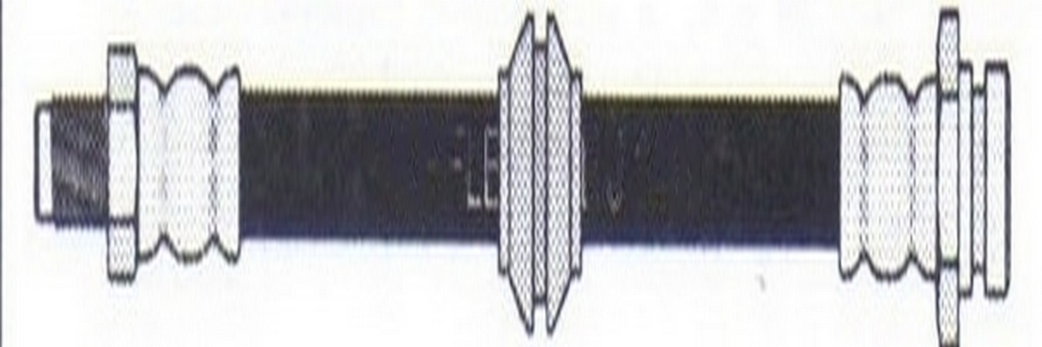 Flexible de freno delantero de 475 mm