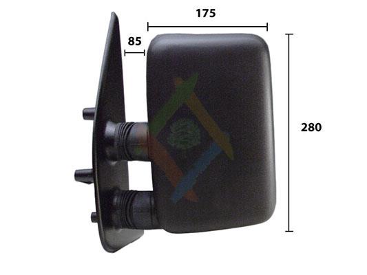 Espejo retrovisor exterior manual