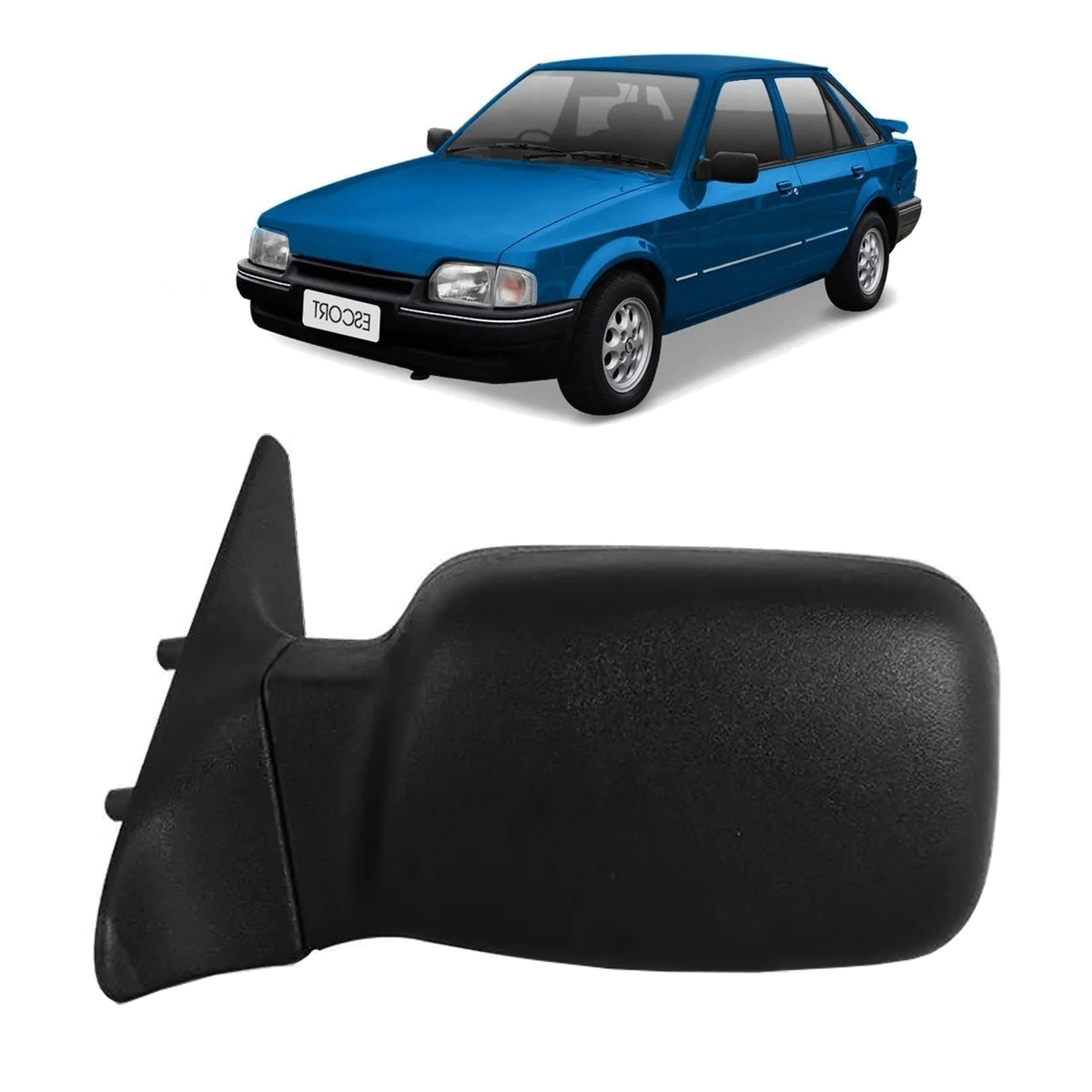 Espejo Izquierdo Ford Escort 1988  1992 Sin Control
