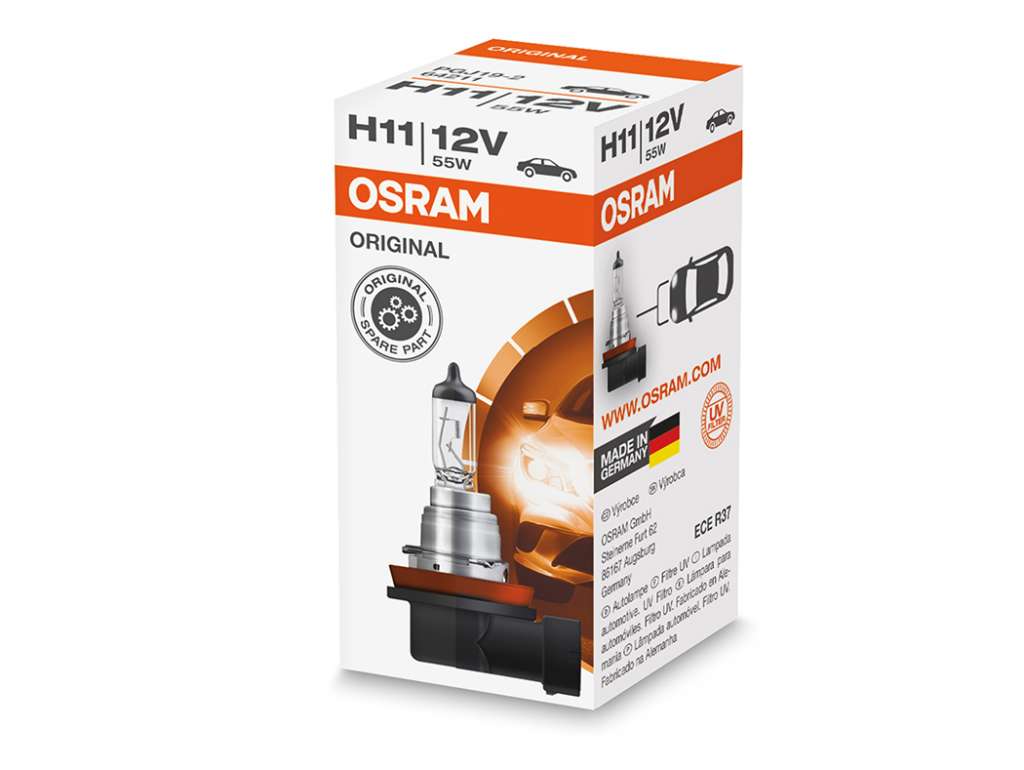 LAMPARA H11 12V. 55W. HY CRETA