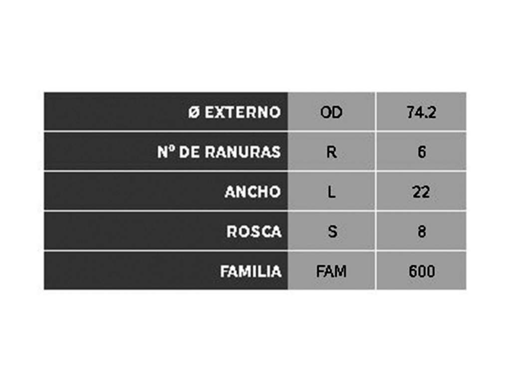 RULEMAN TENSOR PK FO FIESTA ZETEC ROCAM 99/