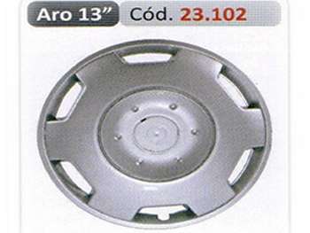 TAZA RUEDA VW GOL/SAVEIRO 13 PLATA