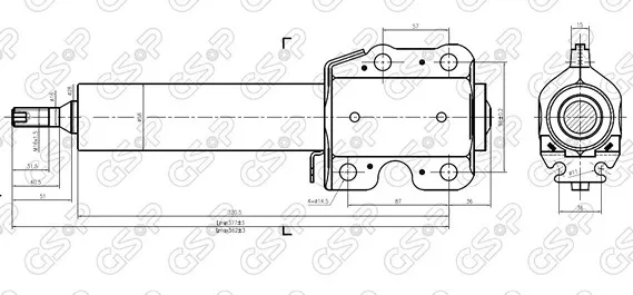 AMORTIGUADOR DEL MB SPRINTER 97 BREME