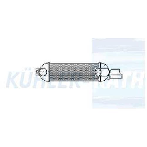 RADIADOR INTERCOOLER CHEVROLET MERIVA 1.7D 295x100x50MM - DZJ3001 63202050 - 13127137 - 5240127 - L