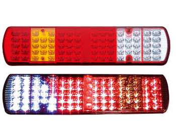 FARO TRASERO UNIV. 24V 81 LED 3 COLORE