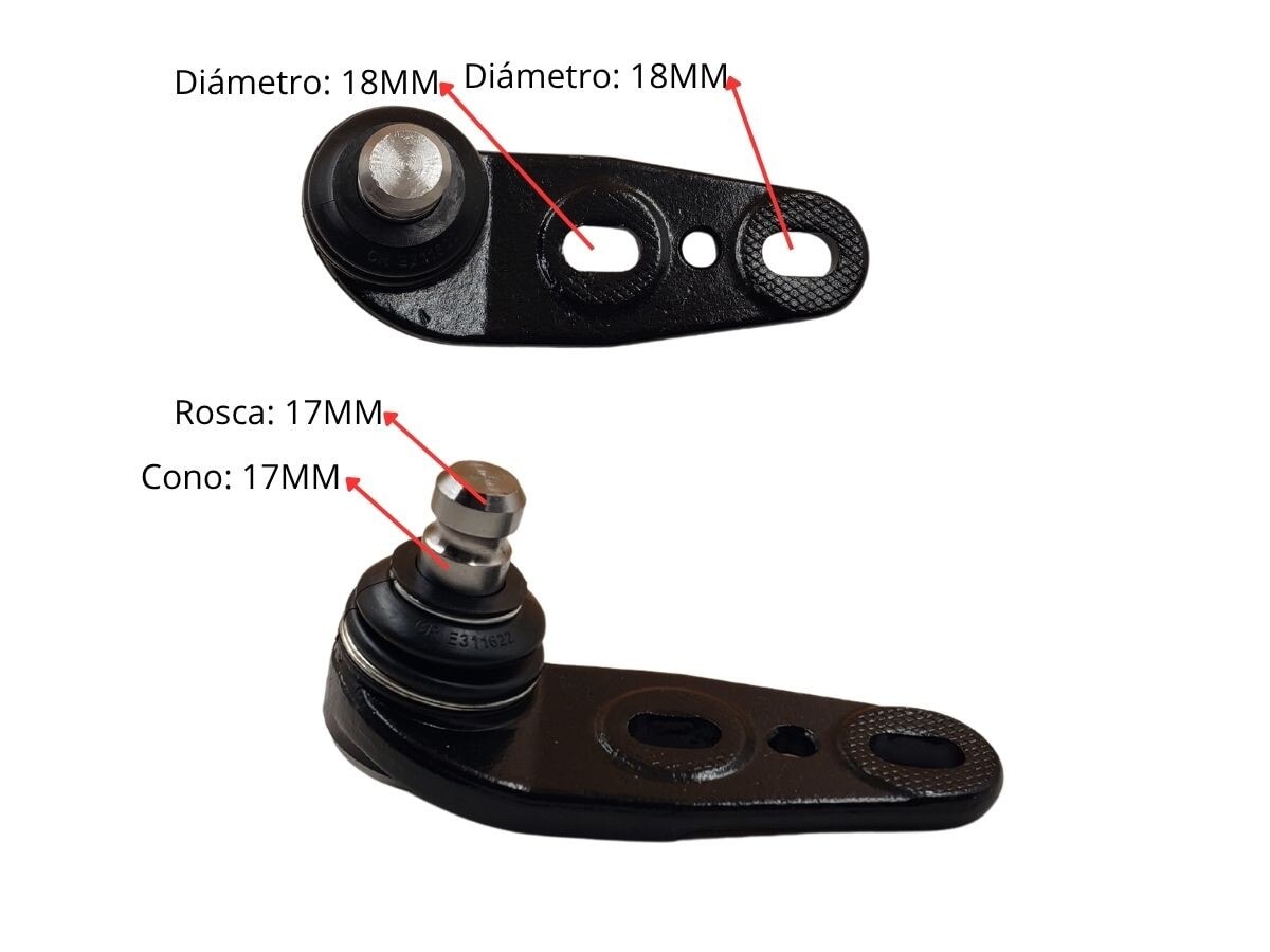 Rotula Del Volks Parati/Gol Iv/Gol Iii/Saveiro 99-25 Der/Izq