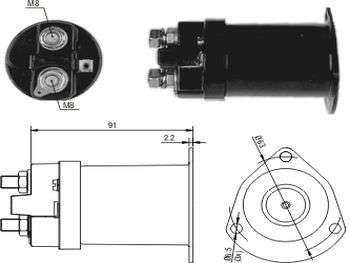 SOLENOIDE DELCO OP REKORD 2.0 12V