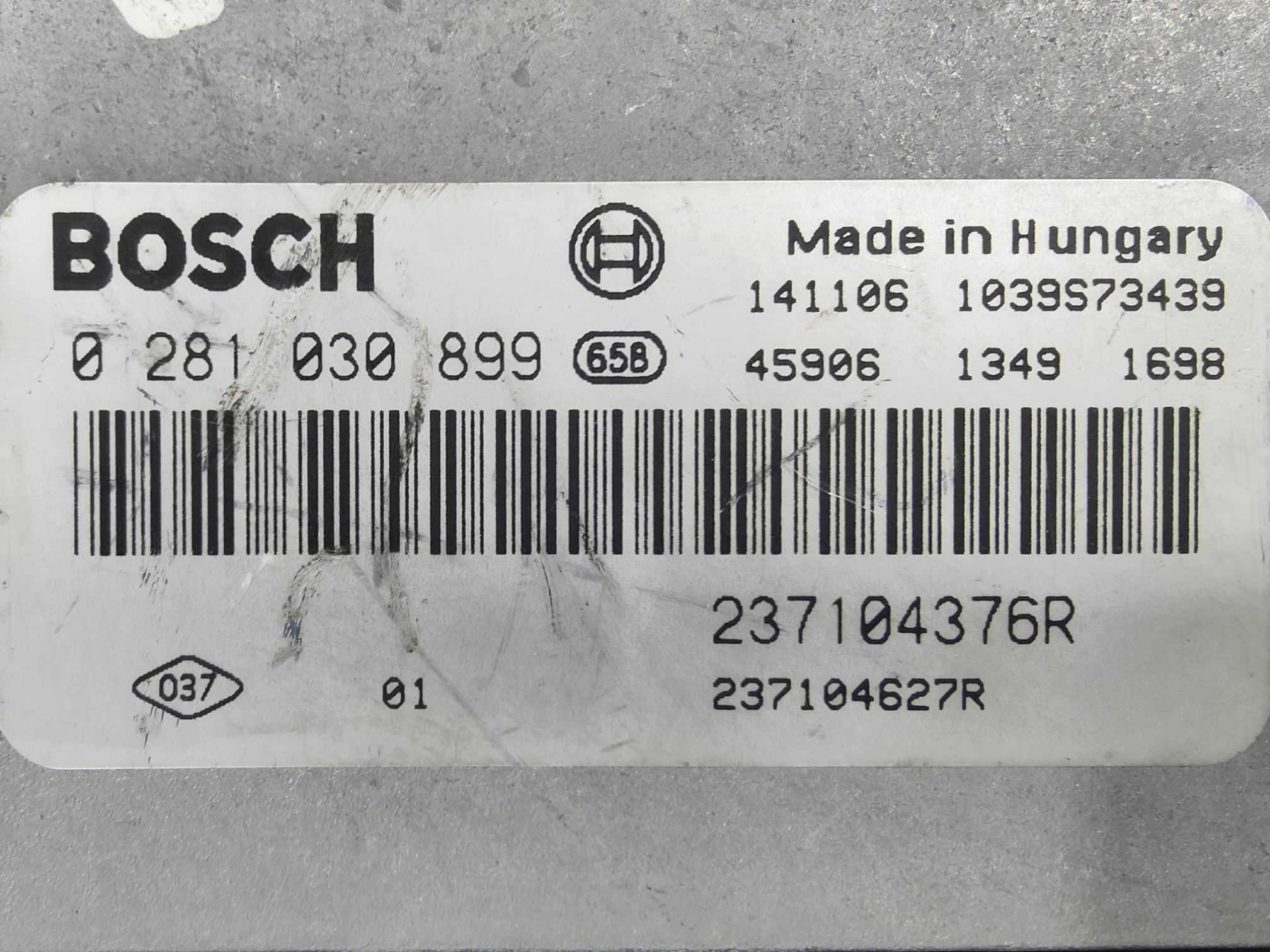 ECU de motor Renault KANGOO II 1.5 DCI 2014, Ref: 8122-K3A8