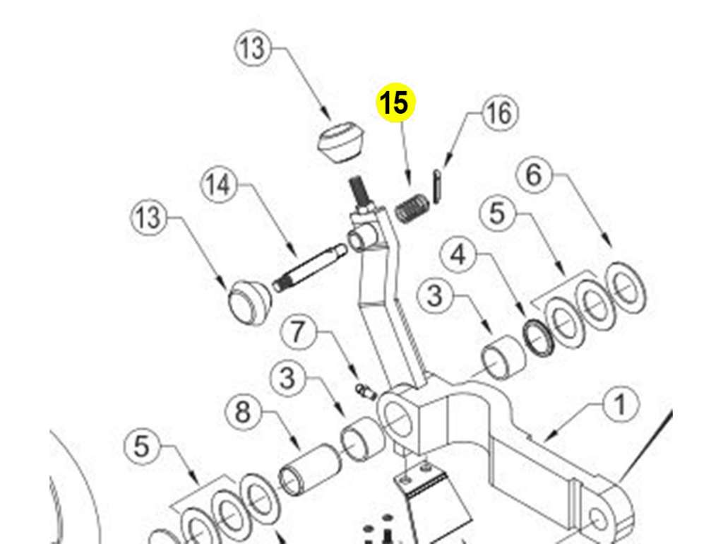 Resorte para sembradora Fercam F220