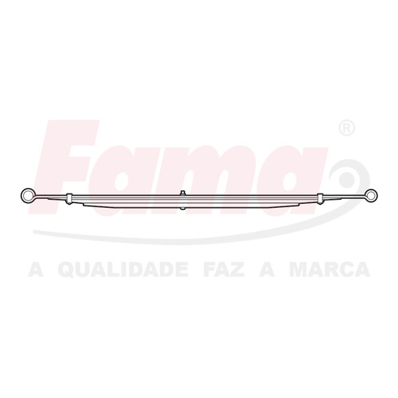 ELASTICO TRASERO FORD RANGER 2008 EN ADELANTE