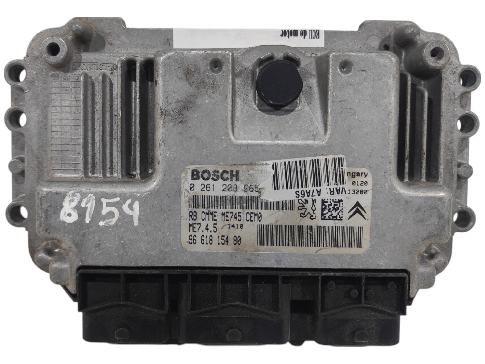 ECU de motor Peugeot 207 1.6 16V , Ref: 8159-K3B6