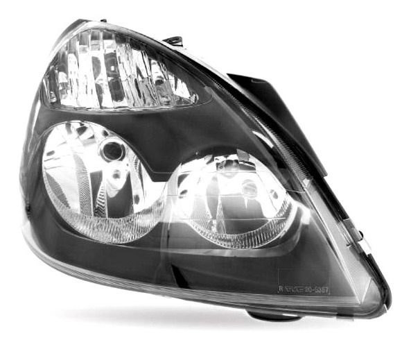 Semióptica Renault Clio 2003 2007 Derecha C/negro