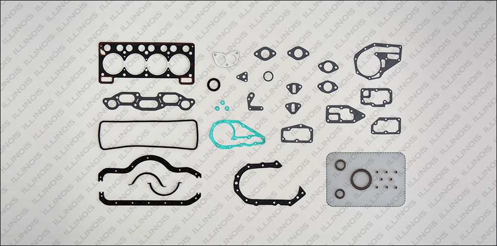 JUEGO DE JUNTAS DE MOTOR COMPLETO RENAULT 12/4L/ 73mm CON RETENES ILLINOIS [ILLINOIS]